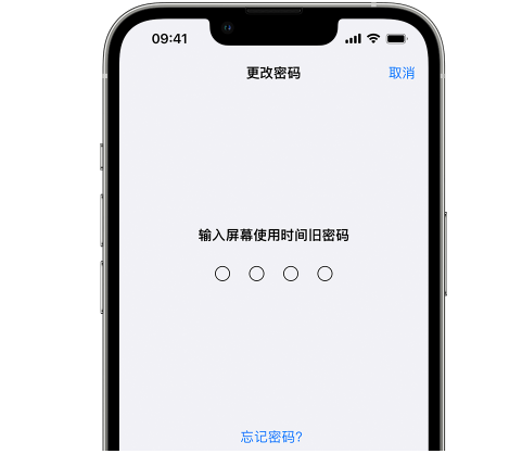 漳浦iPhone屏幕维修分享iPhone屏幕使用时间密码忘记了怎么办 