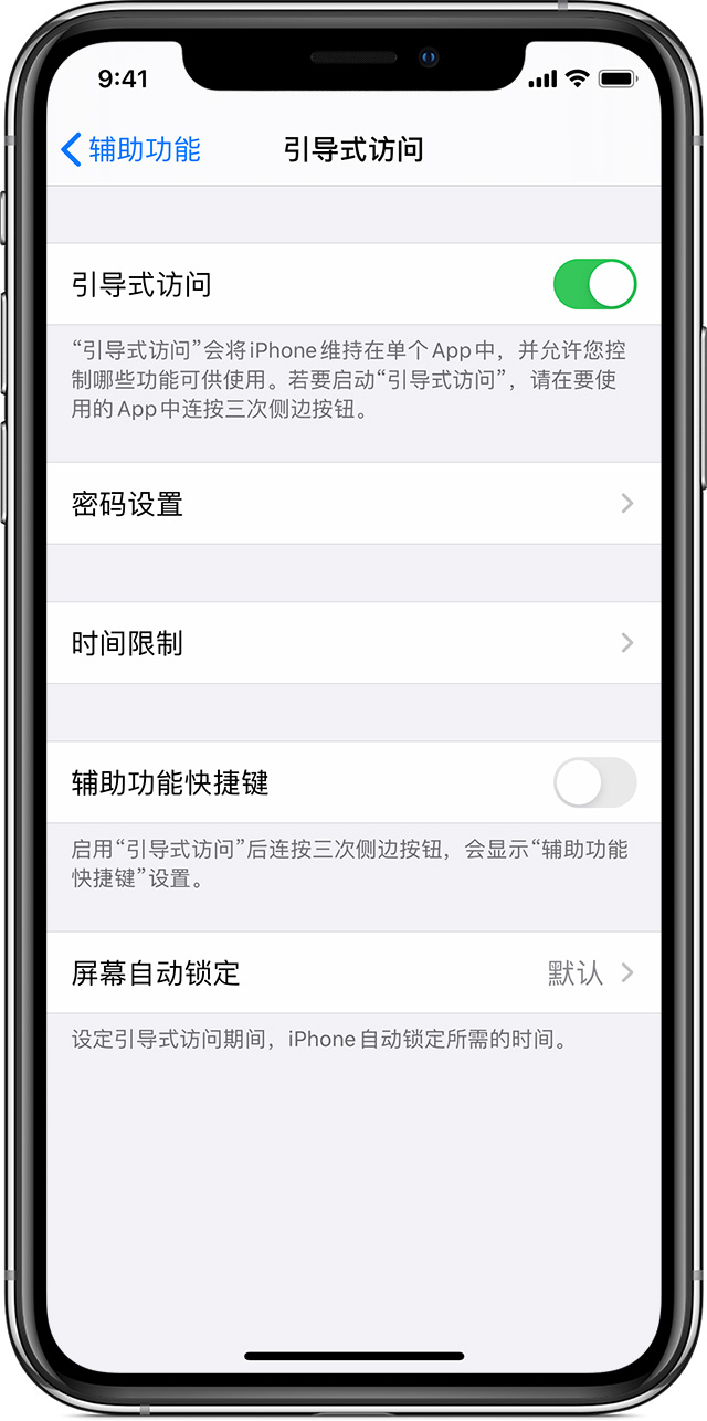 漳浦苹果手机维修分享如何在 iPhone 上退出引导式访问 