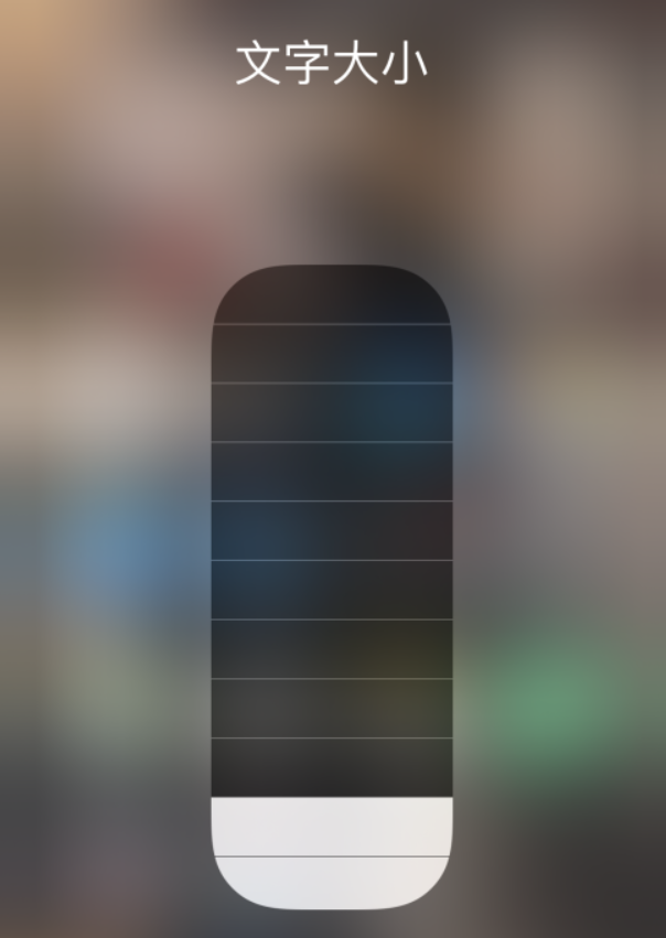 漳浦苹果手机维修分享小技巧：在 iPhone 控制中心快速调节字体大小 